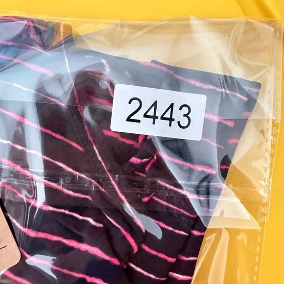 Dot Dot Smile Striped Black Pink Red Ballet Dress Crisscross Back Girls 2T READ - Picture 8 of 9